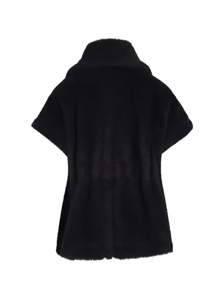 Cu centură ursuleț de pluș geacă Max Mara negru