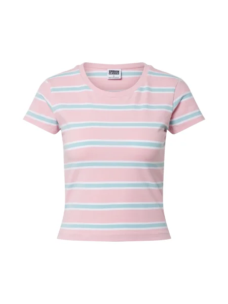 Urban Classics Tricou opal / roz alb