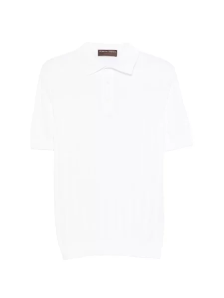 Tricou polo Filippo De Laurentiis alb