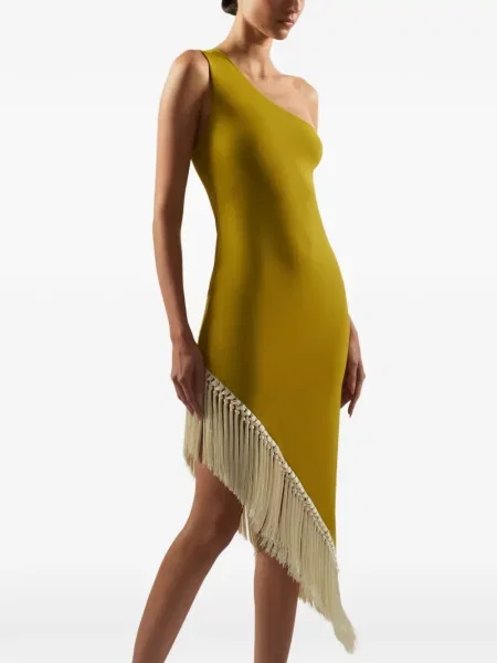 Rochie Taller Marmo asimetrică galben