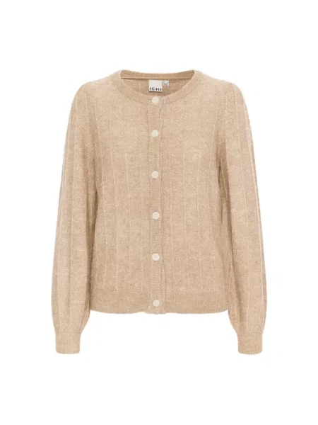 Dzianinowy sweter Ichi beżowy