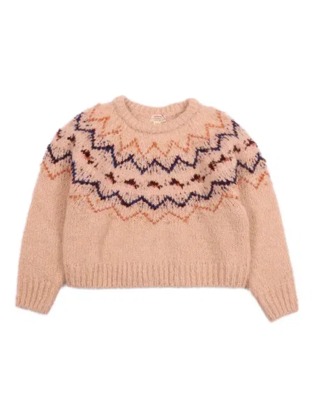 Sweter dziecięcy Bellerose różowy