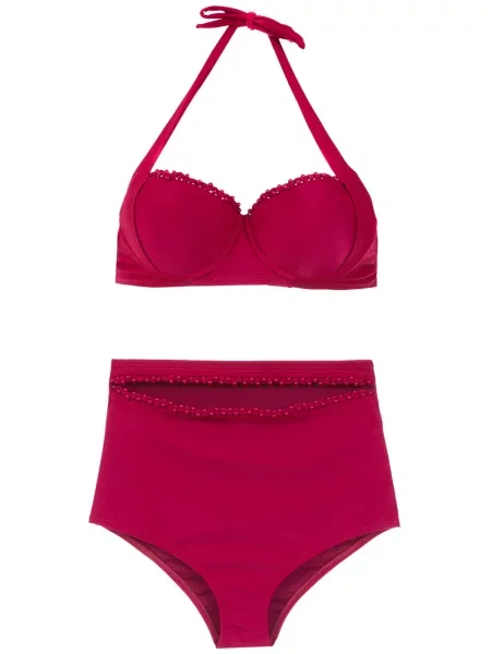 Bikini Amir Slama z koralikami różowy