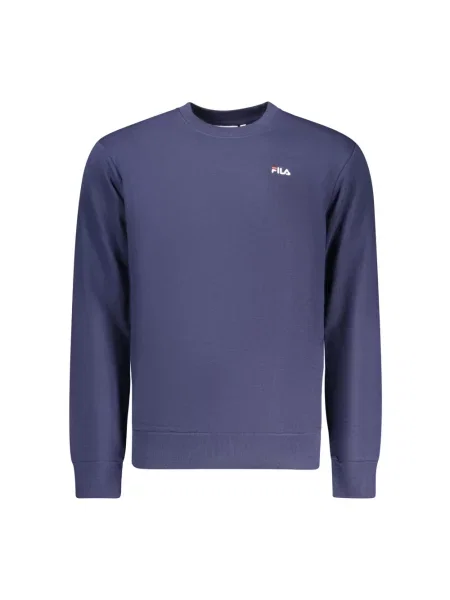 Sweter Fila z długim rękawem niebieski