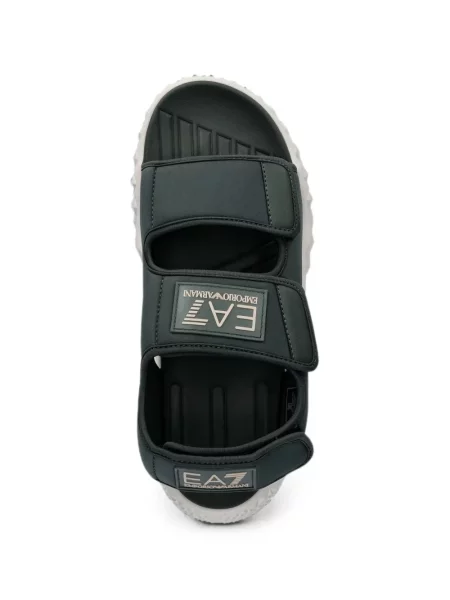 Презрамки сандали Ea7 Emporio Armani зелено