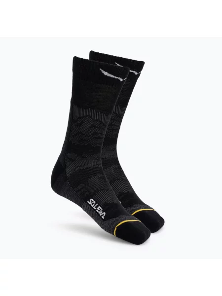Skarpety Salewa Ortles AM Crew black out czarne