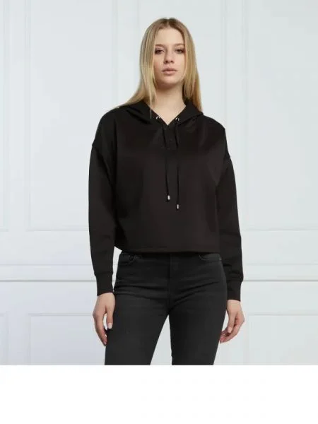 DKNY Hanorac | Cropped Fit negru