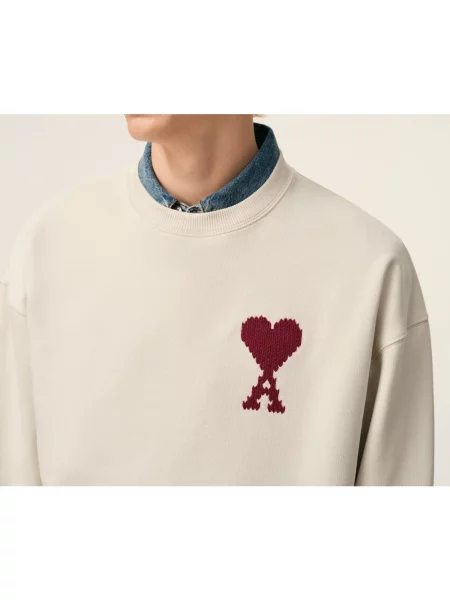 Bluza Ami Paris beżowa