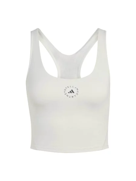 ADIDAS BY STELLA MCCARTNEY Sportski top Yoga crna bijela