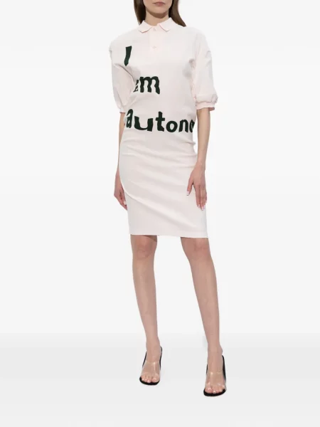 Rochie tip cămașă Issey Miyake roz