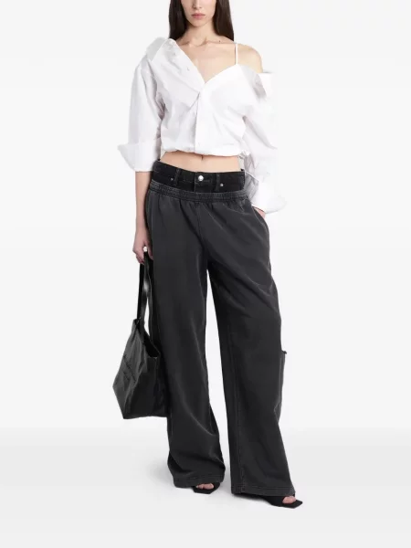Decupat cămașă Alexander Wang alb