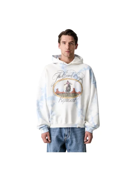 Bluza z kapturem Represent niebieska