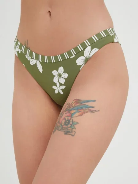 Olcsóbban. Fürdőruha alsó ROXY Retro Revo Moderate loden green surfrider spirit s. Méret: L zöld