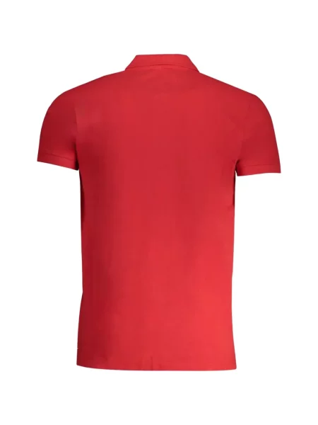 Tricou polo Cavalli Class cu broderie roșu