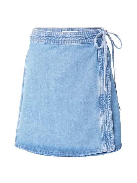 ONLY Fustă VILLA denim albastru