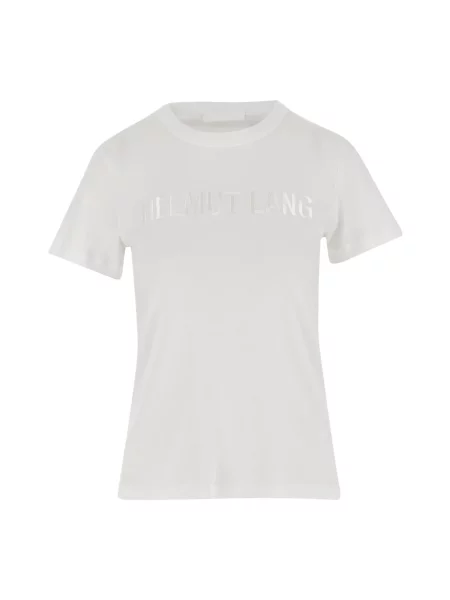Koszulka Helmut Lang z logo biała