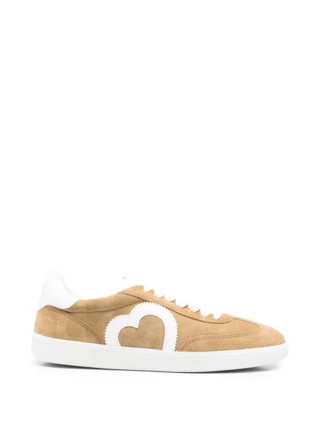 Sneakerși Love Moschino cu aplicații cu motiv cu inimi