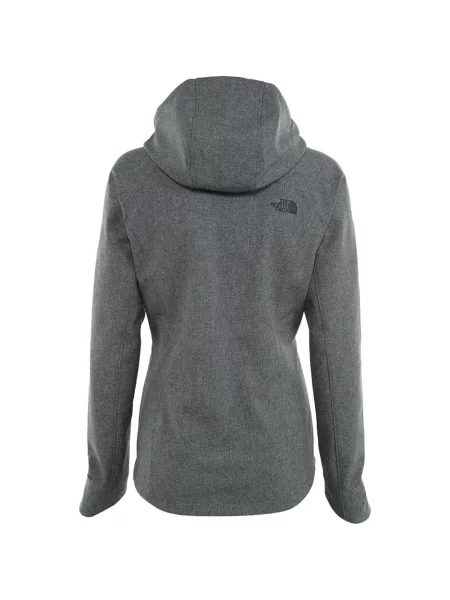 Geacă The North Face cu glugă gri