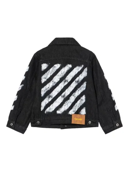 Dětska džínová bunda Off-white bílá