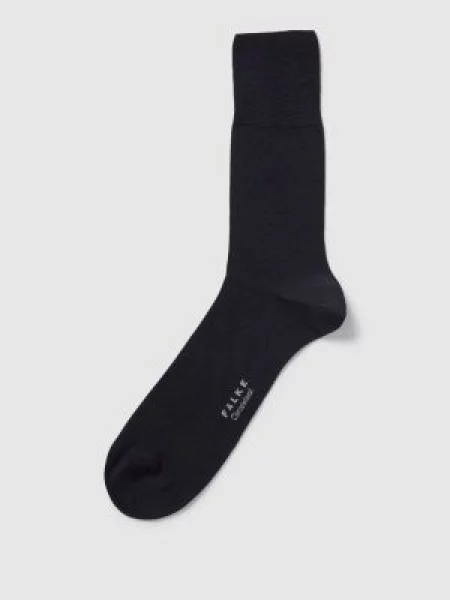 Skarpety z dodatkiem wełny model ‘ClimaWool’ Falke granatowe