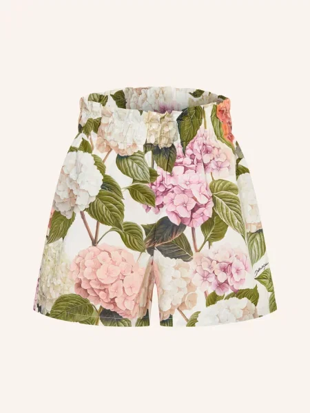 Dolce & Gabbana Šortky Typu Paperbag / růžová / zelená bílá