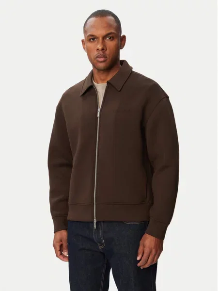 Mikina Calvin Klein hnědá