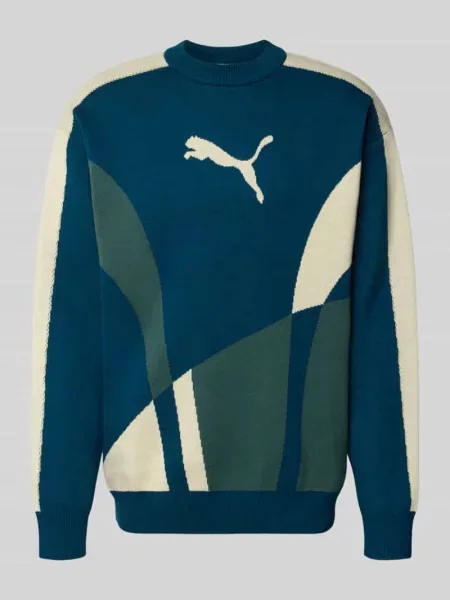 Sweter o kroju relaxed fit z mieszanki bawełny Puma Performance