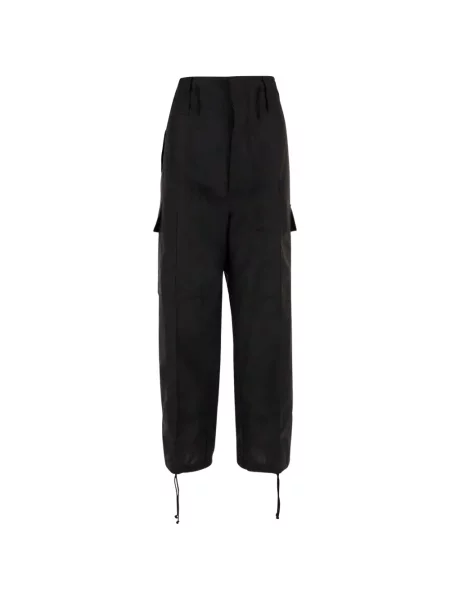 Pantaloni Niccolò Pasqualetti cu cordon negru
