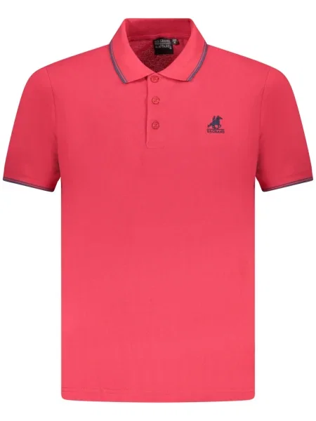 Поло тениска U.s. Grand Polo с къс ръкав червено