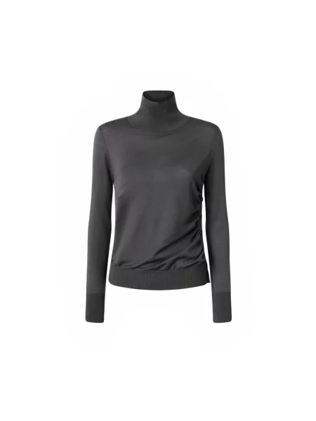 Sweter Pinko wełniany szary