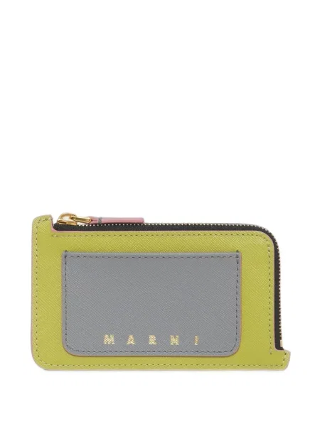 Portofel Marni din piele roz