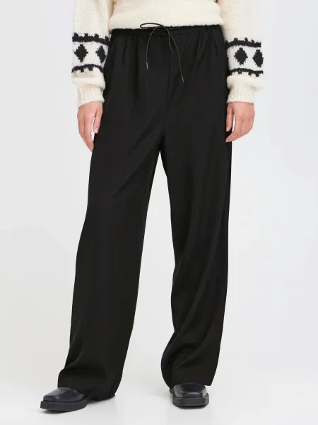 ICHI Pantaloni IHECALA' negru