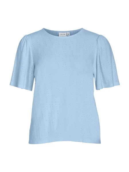 VILA Tricou VIBELLI deschis albastru