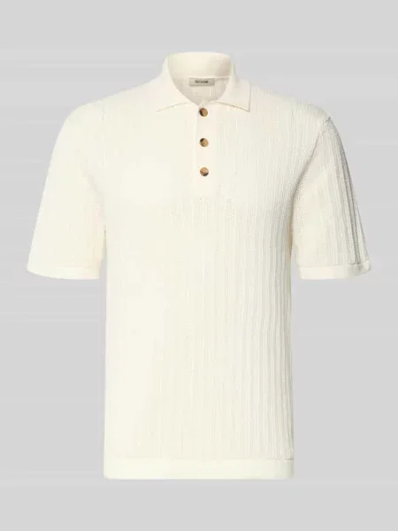 Koszulka polo o kroju regular fit z mieszanka bawełny model MOON' Only & Sons białe