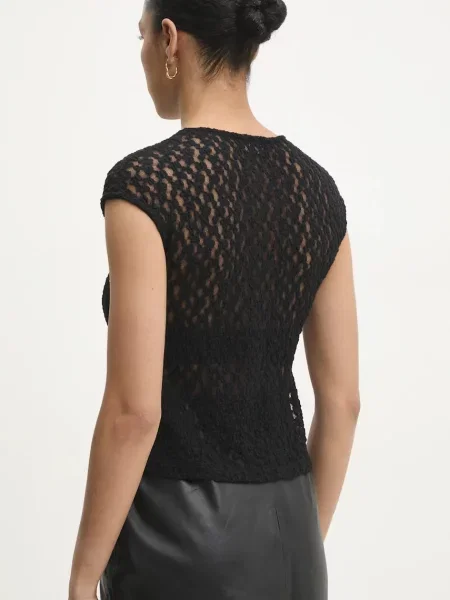 Halenka Answear Lab vzorovaná černá