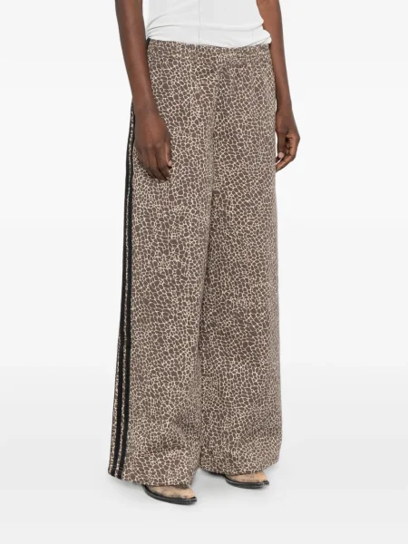 Pantaloni Adidas alergare maro