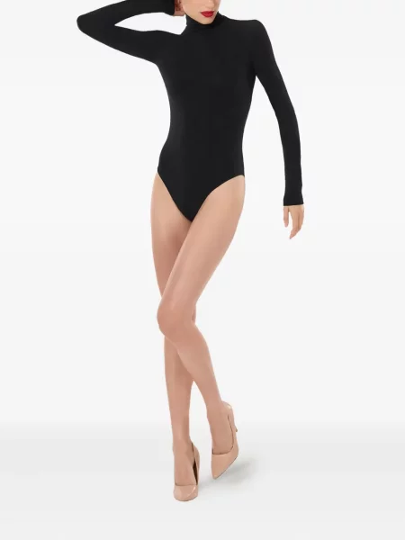 Вълнен боди Wolford черно