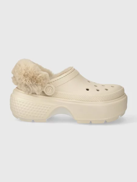 Papuci Crocs alb
