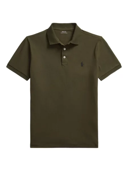 Μικρός κασκέτο Polo Ralph Lauren με χαμηλή μέση υφαίνω διαγωνίως πράσινο