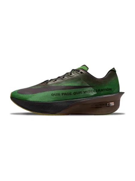 Sneakers Nike Vaporfly 4 Premium Chlorophyll/ Burgundy Ash-Off Noir EUR 46 zielone