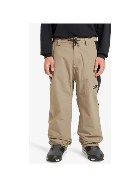 Spodnie długie Quiksilver Snow Down M beżowe