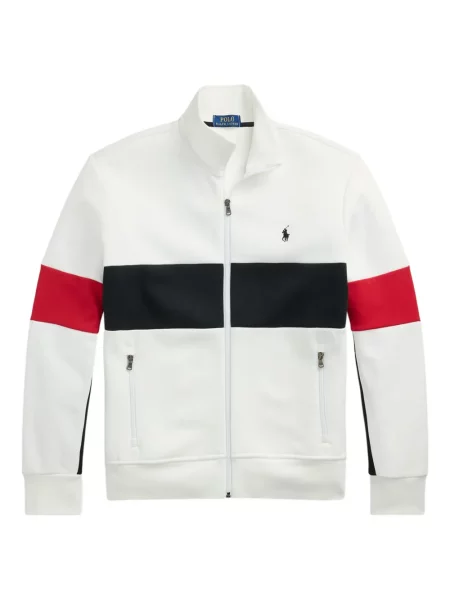 Slip de baie Polo Ralph Lauren alergare cu cordon cu imagine alb