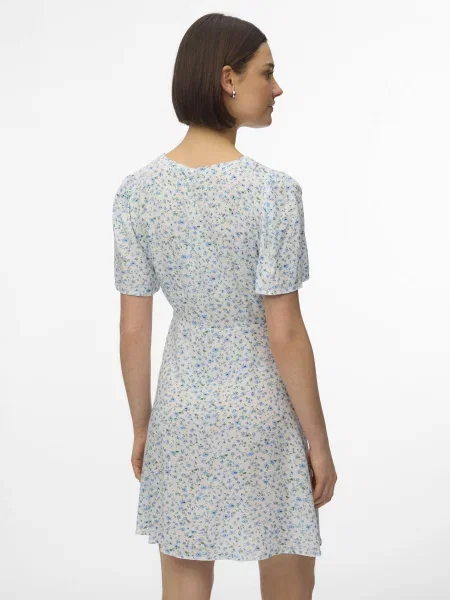 Короткое платье мини Vero Moda голубое