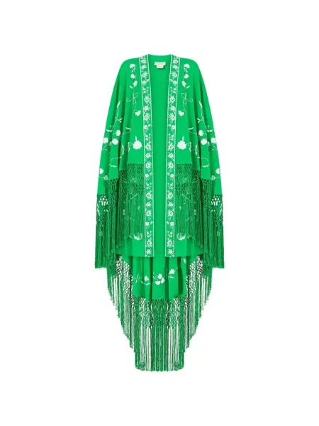 Geacă Camilla drapată verde