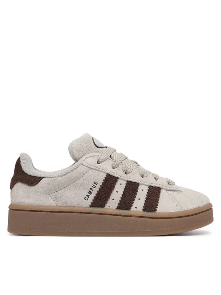 Детские кроссовки Adidas Campus бежевые