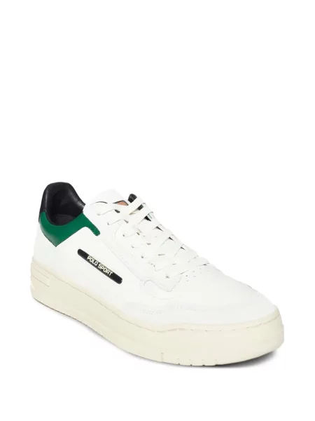 Велурени сандали Polo Ralph Lauren с връзки на платформе черно