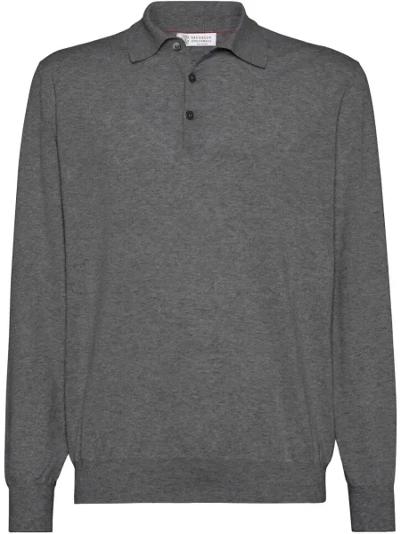 Polo Brunello Cucinelli gri