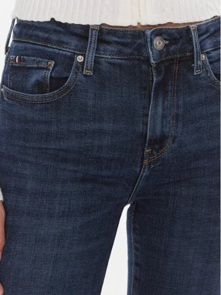 Tommy Hilfiger Blugi Th Flex Como Skinny Rw Pam Bleumarin Skinny Fit