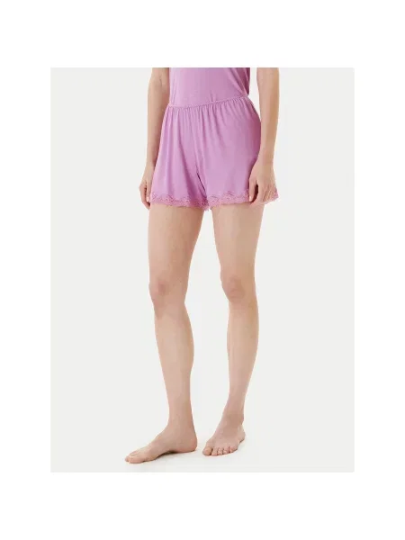 United Colors Of Benetton Kratke hlače pižama Regular Fit roza