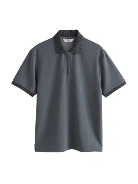 Next Tricou metalic gri